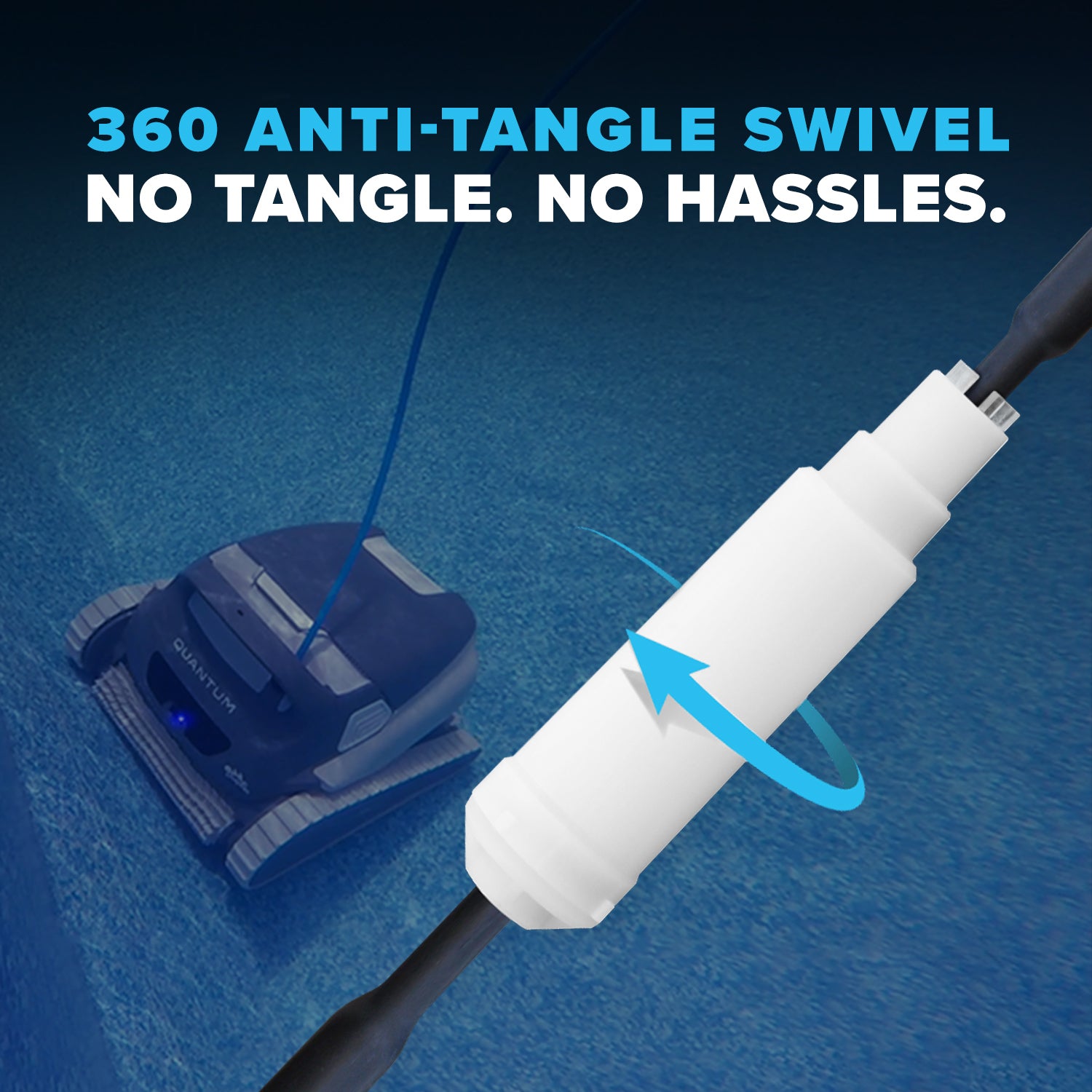 Dolphin Quantum Anti-Tangle Swivel